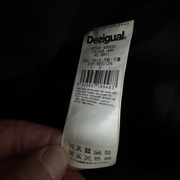 Desigual - Black and Green Hand Bag - Picture 16 of 16